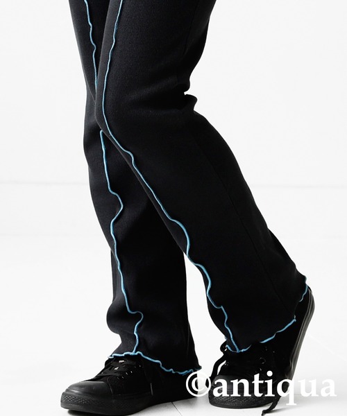 antiqua（アンティカ）の「配色メローパンツ（その他パンツ・キッズ・グリーン/グレー/ネイビー/ブラック・110/130/140/150/160/120）」の21枚目の写真