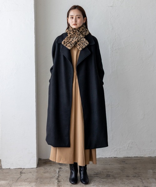 VitaFelice（ヴィータフェリーチェ）の「差し込みフェイクファーティペット（マフラー・レディース・モカ/アイボリー/ブラウン系その他/ライトグレー/ライトベージュ/チャコール/ベージュ系その他2/ベージュ系その他/ホワイト系その他・FREE）」の21枚目の写真