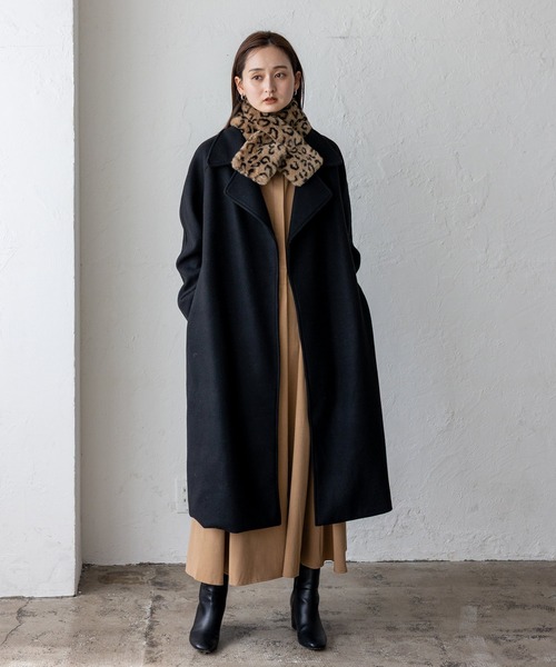 VitaFelice（ヴィータフェリーチェ）の「差し込みフェイクファーティペット（マフラー・レディース・モカ/アイボリー/ブラウン系その他/ライトグレー/ライトベージュ/チャコール/ベージュ系その他2/ベージュ系その他/ホワイト系その他・FREE）」の20枚目の写真