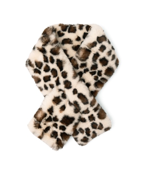 VitaFelice（ヴィータフェリーチェ）の「差し込みフェイクファーティペット（マフラー・レディース・モカ/アイボリー/ブラウン系その他/ライトグレー/ライトベージュ/チャコール/ベージュ系その他2/ベージュ系その他/ホワイト系その他・FREE）」の10枚目の写真