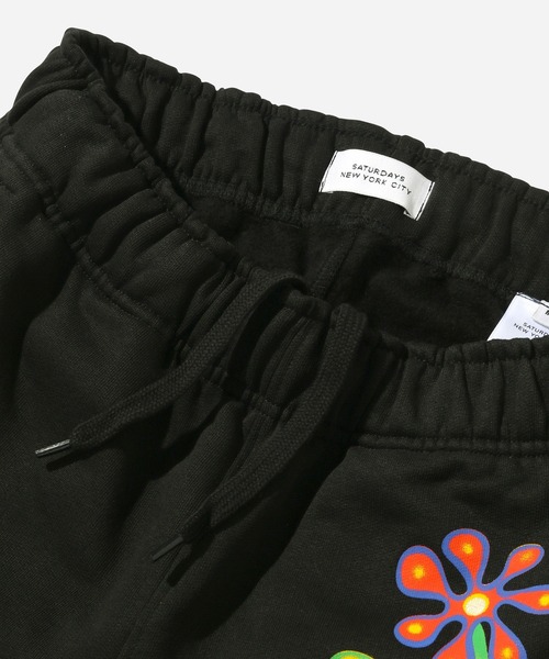 Saturdays NYC(サタデーズ ニューヨークシティ )の「Stanton Airbrush Flower Sweatpant(その他パンツ・レディース・ブラック・L/M/S/X-SMALL)」の8枚目の写真