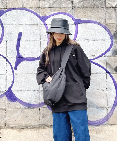 Figments(フィグメンツ)の「フェィクレザーバケットハット(ハット・レディース・ブラック・FREE)」の7枚目の写真