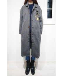 CRYSTAL BALL | ライトメルトンオーバーコート(ダッフルコート)