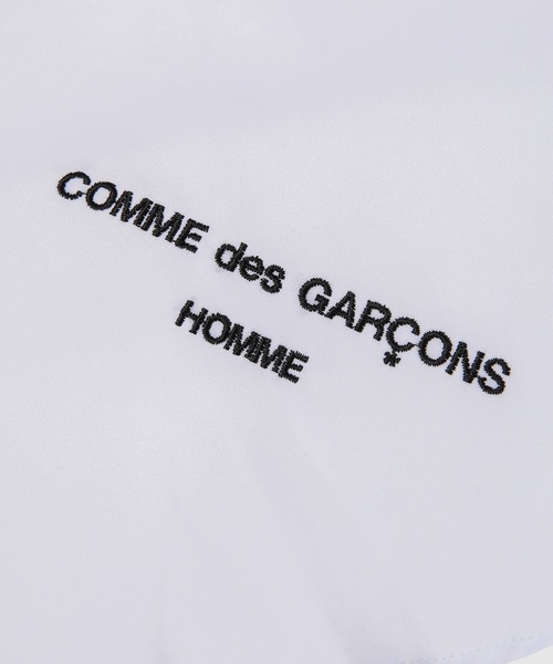 COMME des GARCONS HOMME（コム デ ギャルソン・オム）の「コットンブロード LOGO SHIRT（シャツ/ブラウス・メンズ・ホワイト/サックスブルー・XS/S/M）」の6枚目の写真