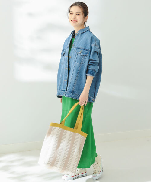 B:MING by BEAMS（ビーミングバイビームス）の「B:MING by BEAMS / デニム Gジャン（デニムジャケット・レディース・ライトブルー/インディゴブルー・SMALL/MEDIUM）」の4枚目の写真