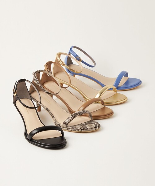 green label relaxing（グリーンレーベルリラクシング）の「パテッドベルト サンダル(4.5cmヒール)（サンダル・レディース・ブラック/コバルトブルー/その他1/ゴールド/モカ・23.5cm/24.5cm/24cm/22.5cm/23cm/25cm）」の22枚目の写真