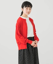 かぐれ | コットンシルククルーネックカーディガン(カーディガン/ボレロ)