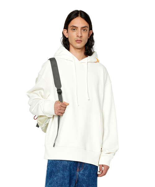 DIESEL（ディーゼル）の「メンズ スウェット バックプリント（パーカー