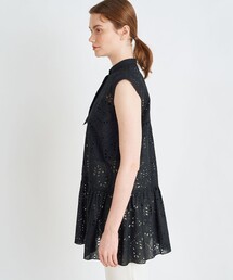 極美品✨ボールジィ　23SS エンブロイダリー　チュニックブラウス　36 白 SNIDEL ブラウス シャツ エンブロイダリーチュニックブラウス