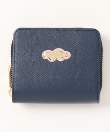 ツモリチサト ミニ財布 くもマーク くもマーク 財布 2つ折り キーリング付き ミニ財布 / tsumori