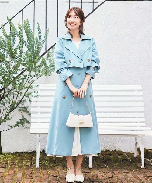 ARTISAN×Walt Disney 限定コラボトレンチコート　完売品 M SWINGLE（スウィングル）の「☆【柏木由紀コラボ】3WAYトレンチ