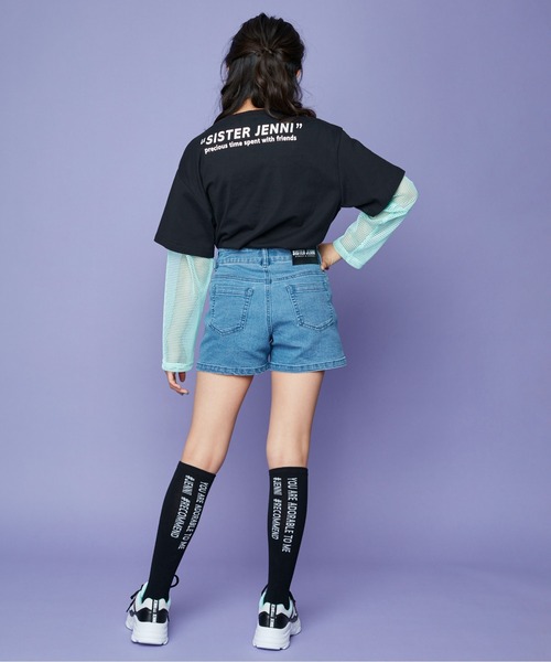 JENNI(ジェニィ)の「ロゴハイソックス(ソックス/靴下・キッズ・ネイビー/ブラック/グレー・22-24cm/19-21cm)」の11枚目の写真
