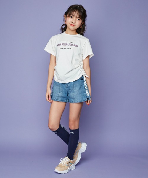 JENNI(ジェニィ)の「ロゴハイソックス(ソックス/靴下・キッズ・ネイビー/ブラック/グレー・22-24cm/19-21cm)」の12枚目の写真