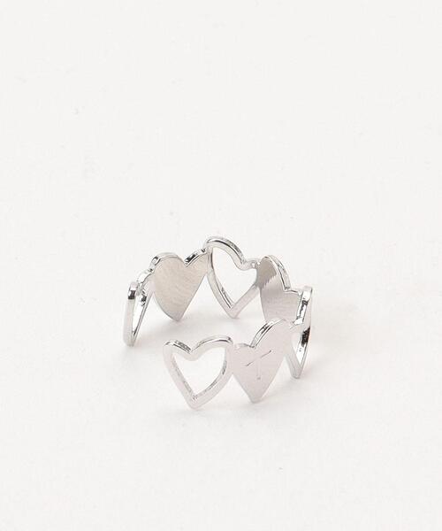 To b. by agnes b.(トゥービーバイアニエスベー)の「WT91 EAR CUFF ハートイヤーカフ(イヤリング・レディース・シルバー系その他・FREE)」の4枚目の写真