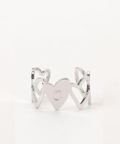 To b. by agnes b.(トゥービーバイアニエスベー)の「WT91 EAR CUFF ハートイヤーカフ(イヤリング・レディース・シルバー系その他・FREE)」の5枚目の写真