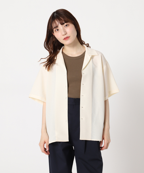 JOINT WORKS（ジョイントワークス）の「【COMMRE/コムル】アメスリタンク（タンクトップ・レディース・ホワイト/ブラウン/グリーン・FREE）」の4枚目の写真