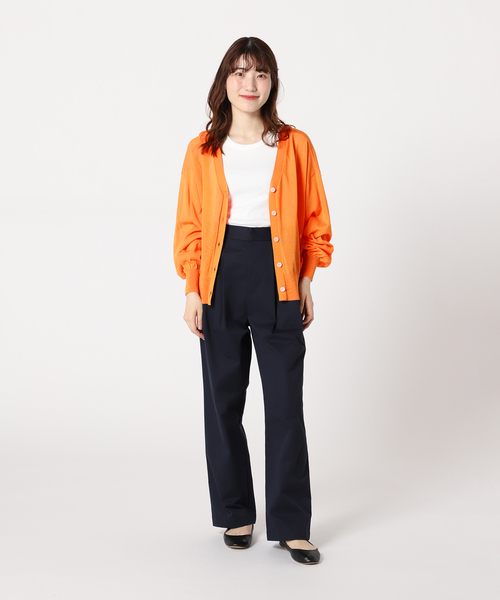 JOINT WORKS（ジョイントワークス）の「【COMMRE/コムル】アメスリタンク（タンクトップ・レディース・ホワイト/ブラウン/グリーン・FREE）」の9枚目の写真