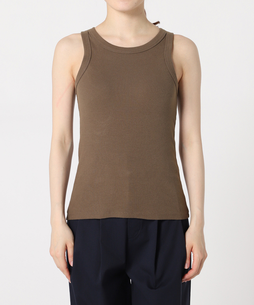 JOINT WORKS（ジョイントワークス）の「【COMMRE/コムル】アメスリタンク（タンクトップ・レディース・ホワイト/ブラウン/グリーン・FREE）」の16枚目の写真