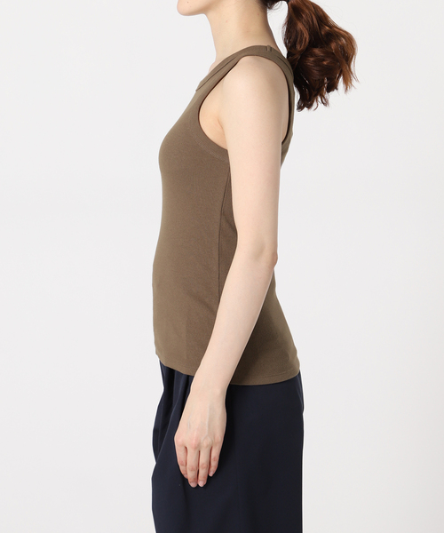 JOINT WORKS（ジョイントワークス）の「【COMMRE/コムル】アメスリタンク（タンクトップ・レディース・ホワイト/ブラウン/グリーン・FREE）」の17枚目の写真
