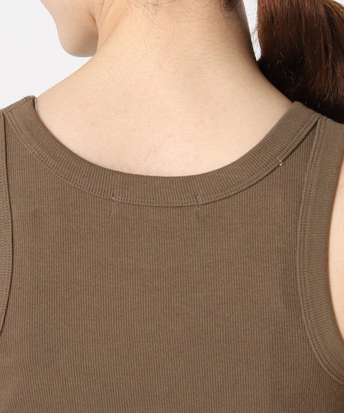 JOINT WORKS（ジョイントワークス）の「【COMMRE/コムル】アメスリタンク（タンクトップ・レディース・ホワイト/ブラウン/グリーン・FREE）」の20枚目の写真