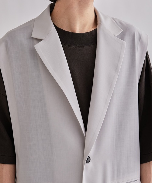 Lui's(ルイス)の「コード付きジレ(ベスト・メンズ・ブルー/ブラック/ライトグレー・FREE)」の14枚目の写真