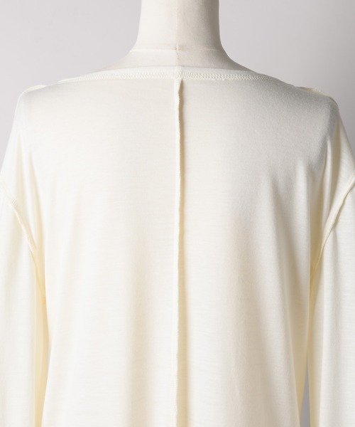 GIUNON(ジウノン)の「long sheer tops / ロングシアートップス(Tシャツ/カットソー・レディース・イエロー/グレー/ピンク/ライトブルー・FREE)」の21枚目の写真