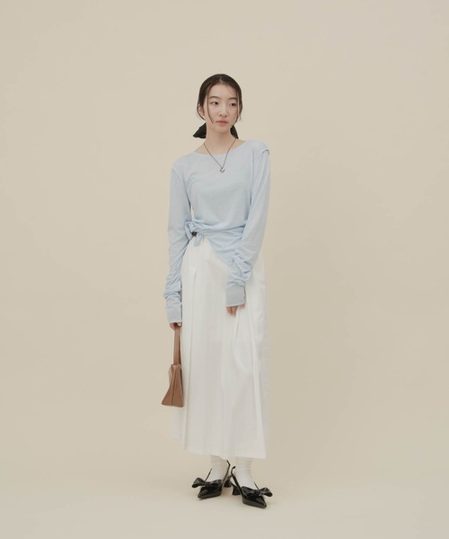 nounless SHEER CRUMPLE LADY TOPS シアートップス NOUNLESS Official Website