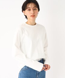 OPAQUE.CLIP | シルキースーピマ ロングスリーブカットソー(Tシャツ/カットソー)