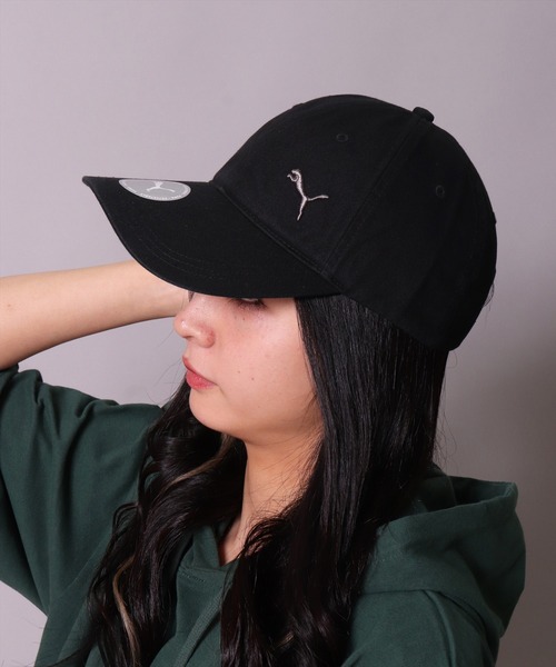 PUMA（プーマ）の「(EL)【PUMA】【ユニセックス】ブランドマーク コットンツイル キャップ（キャップ・レディース・ネイビー/ブラック/ベージュ・FREE）」の6枚目の写真