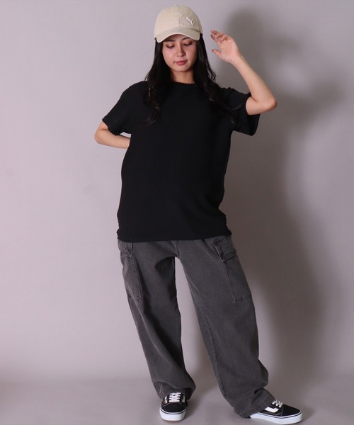 PUMA（プーマ）の「(EL)【PUMA】【ユニセックス】ブランドマーク コットンツイル キャップ（キャップ・レディース・ネイビー/ブラック/ベージュ・FREE）」の12枚目の写真