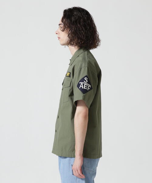 AVIREX(アヴィレックス)の「COTTON SHORTSLEEVE FATIGUE SHIRT / コットン ショートスリーブ ファティーグ シャツ / AVIREX / アヴィレックス(シャツ/ブラウス・メンズ・ブラック/オリーブ系/タン・XL/2XL/M/L)」の15枚目の写真