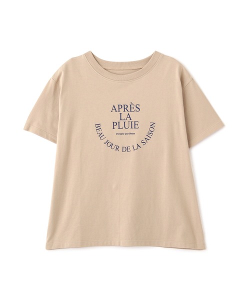 FREE'S MART（フリーズマート）の「◆ロゴプリントTシャツ（Tシャツ/カットソー・レディース・ホワイト/ベージュ/ネイビー・FREE）」の3枚目の写真