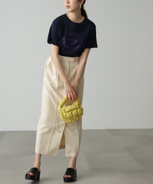 FREE'S MART（フリーズマート）の「◆ロゴプリントTシャツ（Tシャツ/カットソー・レディース・ホワイト/ベージュ/ネイビー・FREE）」の20枚目の写真