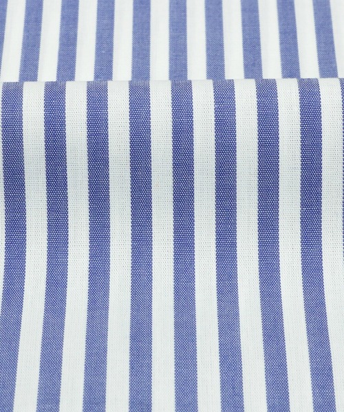 TOKYO SHIRTS（トウキョウシャツ）の「形態安定ノーアイロン スタンドミニフリル 七分袖ビジネスワイシャツ（ビジネスシャツ・レディース・ブルー・S/L/M/LL）」の5枚目の写真