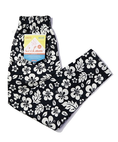 COOKMAN（クックマン）の「Cookman クックマン シェフパンツ イージーパンツ ワイドパンツ Hibiscus Black（その他パンツ・メンズ・ブラック・MEDIUM/LARGE）」の8枚目の写真