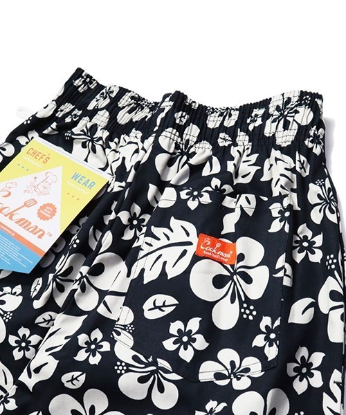 COOKMAN（クックマン）の「Cookman クックマン シェフパンツ イージーパンツ ワイドパンツ Hibiscus Black（その他パンツ・メンズ・ブラック・MEDIUM/LARGE）」の11枚目の写真
