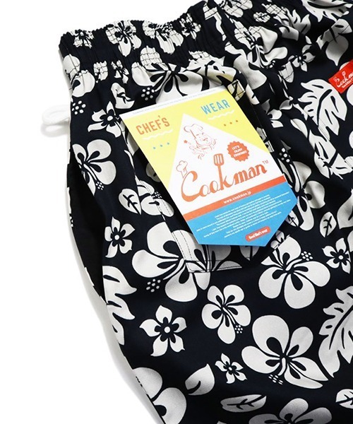 COOKMAN（クックマン）の「Cookman クックマン シェフパンツ イージーパンツ ワイドパンツ Hibiscus Black（その他パンツ・メンズ・ブラック・MEDIUM/LARGE）」の14枚目の写真
