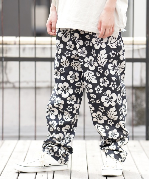 COOKMAN（クックマン）の「Cookman クックマン シェフパンツ イージーパンツ ワイドパンツ Hibiscus Black（その他パンツ・メンズ・ブラック・MEDIUM/LARGE）」の19枚目の写真