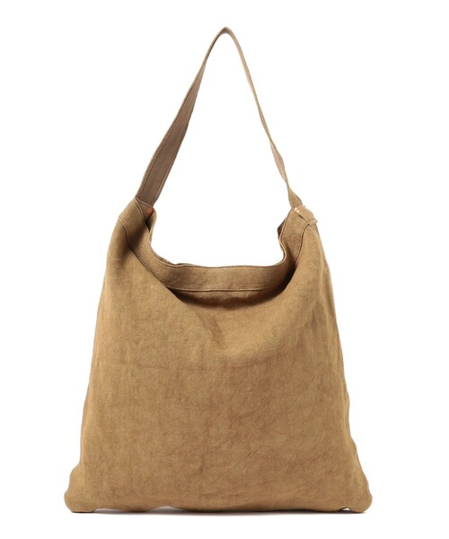 ARTS & CRAFTS(アーツアンドクラフト)の「ARTS & CRAFTS / LINEN CANVAS ONE STRAP SHOULDER BAG(トートバッグ・メンズ・イエロー系その他6/オフホワイト・ONE SIZE)」の2枚目の写真