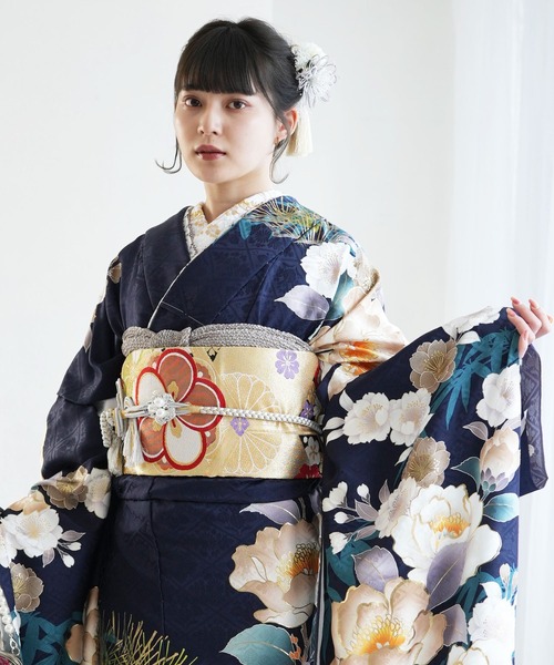 振袖2点セット 正絹着物＋袋帯