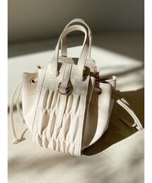 RESEXXY | シャーリングコンパクトバッグ(ハンドバッグ)