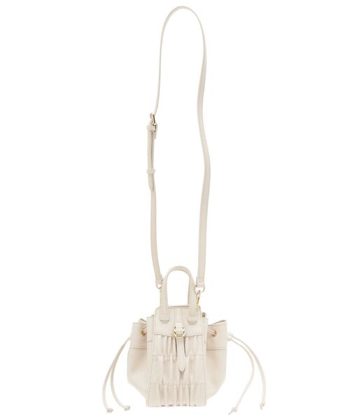 RESEXXY（リゼクシー）の「シャーリングコンパクトバッグ（ハンドバッグ・レディース・ブラック/ブラウン/アイボリー・FREE）」の19枚目の写真