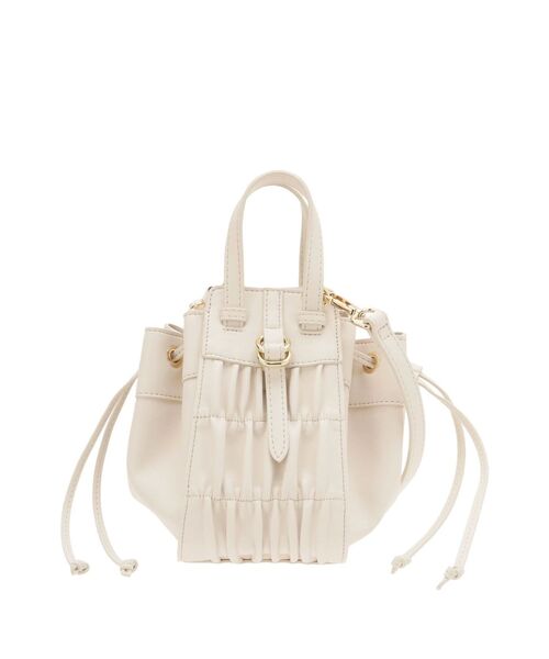 RESEXXY（リゼクシー）の「シャーリングコンパクトバッグ（ハンドバッグ・レディース・ブラック/ブラウン/アイボリー・FREE）」の22枚目の写真