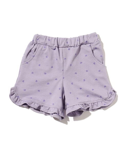 SHOO・LA・RUE（シューラルー）の「◆【110-140cm/吸水速乾】アソート裏毛ショートパンツ（その他パンツ・キッズ・ライトパープル/ブラック系/ブルー系/ライトベージュ/パープル系5/ライトグリーン/ブラック系1・14/11/12/13）」の7枚目の写真