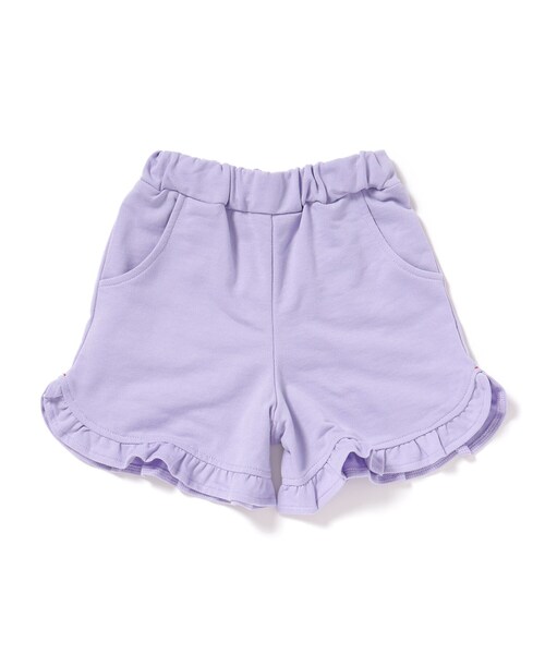 SHOO・LA・RUE（シューラルー）の「◆【110-140cm/吸水速乾】アソート裏毛ショートパンツ（その他パンツ・キッズ・ライトパープル/ブラック系/ブルー系/ライトベージュ/パープル系5/ライトグリーン/ブラック系1・14/11/12/13）」の18枚目の写真