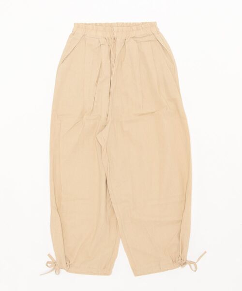 aimoha(アイモハ)の「ゆったりタック入りワイドパンツ(カーゴパンツ・レディース・ブラック/ベージュ・LARGE/MEDIUM/X-LARGE)」の5枚目の写真