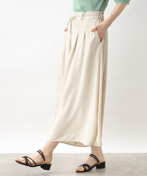 grove（グローブ）の「◆お仕事にもお出かけにも！夏の涼しげスカートパンツ（その他パンツ・レディース・ナチュラル/キャメル/ブラック/ネイビー・03/02/04/01/05）」の13枚目の写真