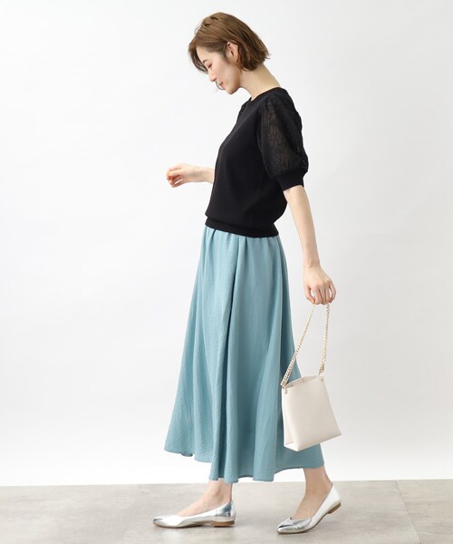 grove（グローブ）の「◆ハレの日も雨の日も楽しめる!はっ水マーメイドスカート（スカート・レディース・チャコールグレー/ライトブルー/カーキ・02/03/04/01/05）」の13枚目の写真