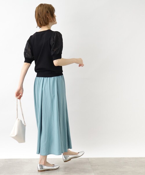 grove（グローブ）の「◆ハレの日も雨の日も楽しめる!はっ水マーメイドスカート（スカート・レディース・チャコールグレー/ライトブルー/カーキ・02/03/04/01/05）」の14枚目の写真