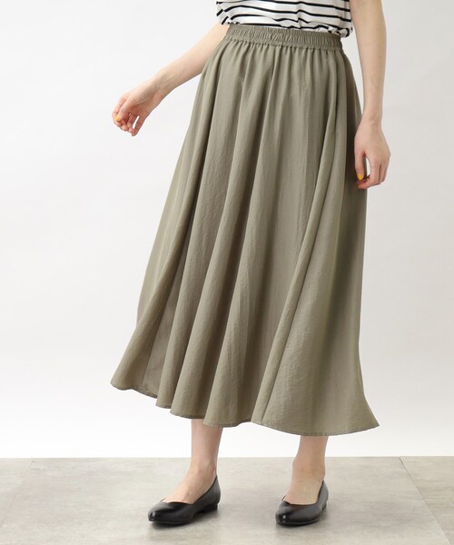 grove（グローブ）の「◆ハレの日も雨の日も楽しめる!はっ水マーメイドスカート（スカート・レディース・チャコールグレー/ライトブルー/カーキ・02/03/04/01/05）」の20枚目の写真